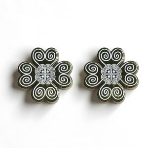 Boucles d'oreilles puce Marguerite