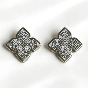 Boucles d'oreilles puce Mélodie
