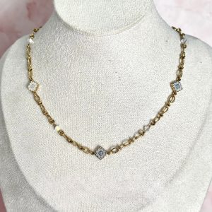 Collier ras de cou Vanille