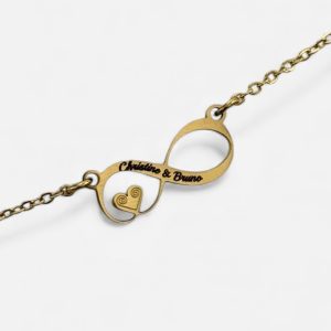 Collier Infinity - Gravure personnalisée