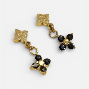 Boucles d'oreilles Black