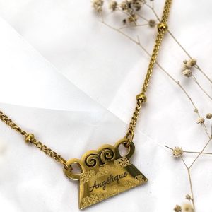 Collier Angélique - Gravure personnalisée