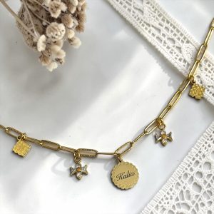Collier Ophéa - Gravure personnalisée
