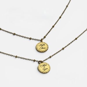 Collier Shelly - Gravure personnalisée
